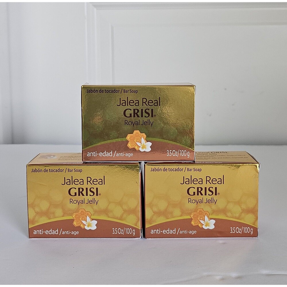 Grisi Bar Soaps  Royal Jelly (Anti -age Soap) 3pc